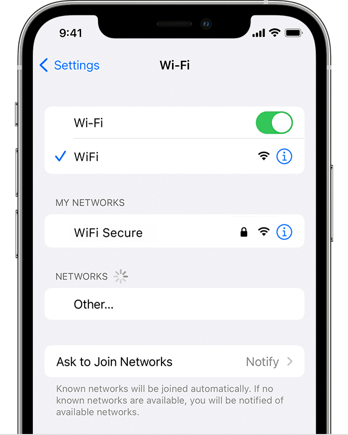 Apagar o encender wifi