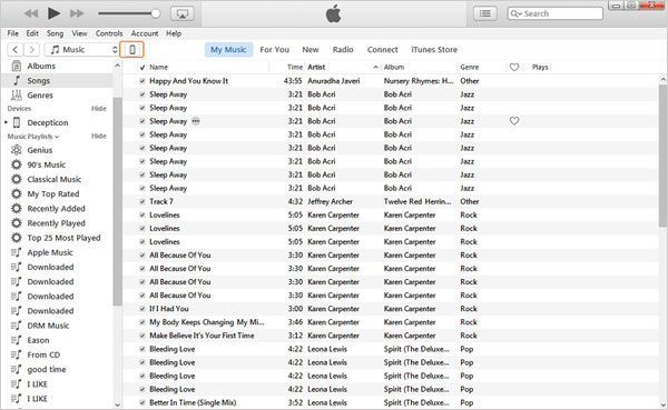 Conecte iPhone a iTunes