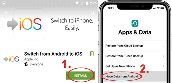 Mover datos de Android