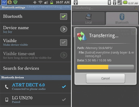 Cómo transferir tonos de llamada al nuevo teléfono Android a través de Bluetooth