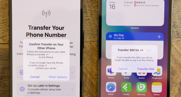 Cómo transferir el número de teléfono al nuevo teléfono iPhone con transferencia rápida de ESIM