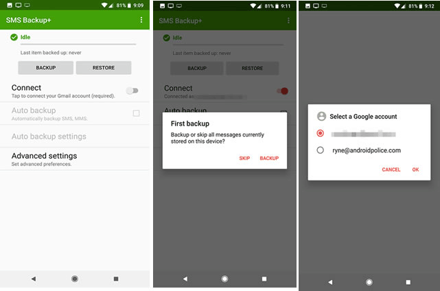 Cómo transferir mensajes SMS de Android a iPhone con Gmail