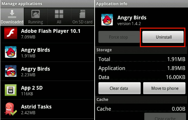 Eliminar aplicaciones no deseadas de Samsung
