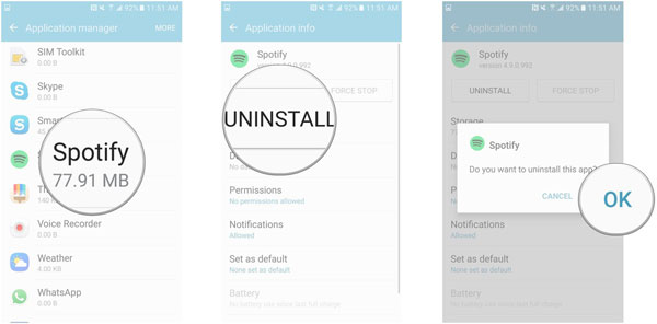 Eliminar aplicaciones no deseadas de Samsung