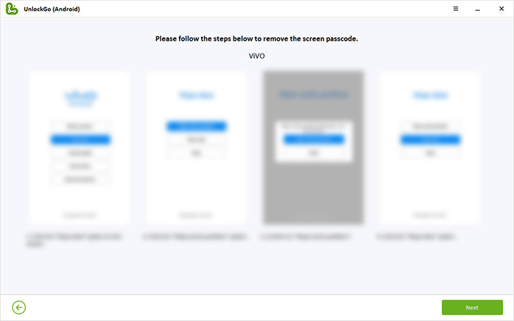 Fábrica RESET VIVO Teléfono sin contraseña
