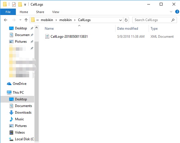 Ver registros de llamadas en PC