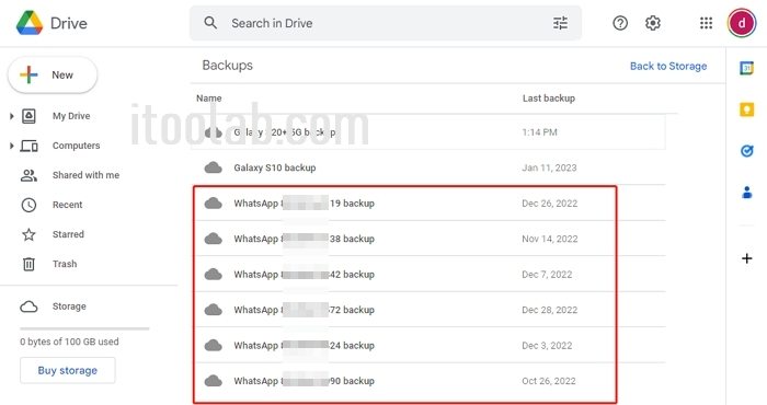 ¿La copia de seguridad de Google Drive Overwirte de copia de seguridad anterior