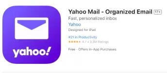 aplicación de correo de Yahoo